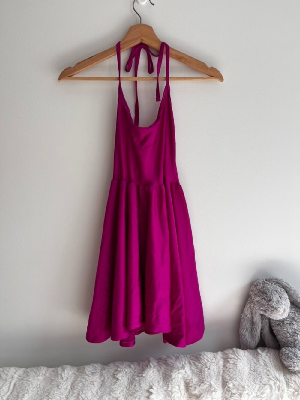 American Apparel Hot Pink Balletcore dress S